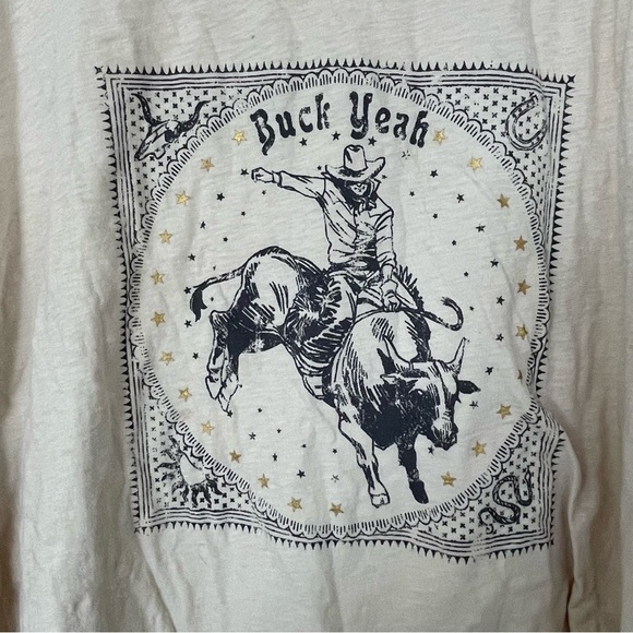 WHITE CROW WOMEN'S BUCK YEAH SEAMED LONG SLEEVE GRAPHIC TEE - Picture 5 of 11